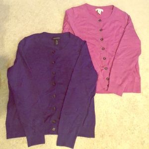 Banana Republic Extra Fine Merino Cardigans